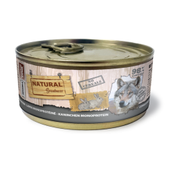 Boîte de pâtée Natural Greatness Lapin pour Chien Adulte Hypoallergénique