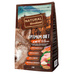Sac de croquettes Natural Woodland Optimum Mini & Medium pour chien petite race Tous Âges