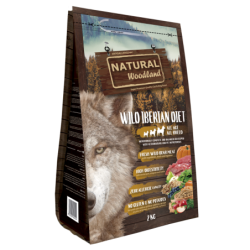 Sac de croquettes Natural Woodland Wild Iberian Diet pour chien Tous Âges hypoallergénique