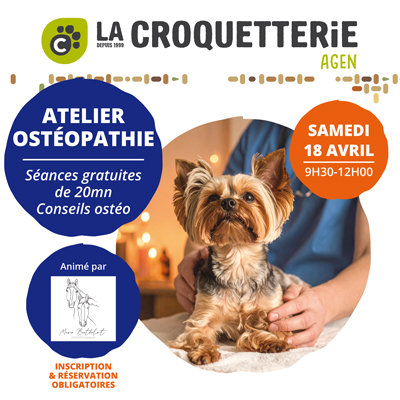 Agen - Atelier gratuit Ostéopathie samedi 18 avril