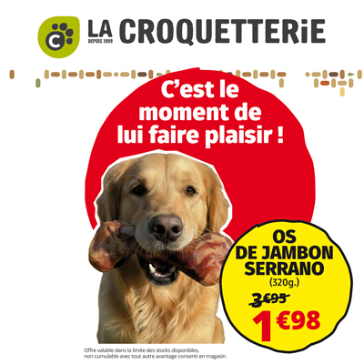 Promo sur les os de jambon serrano en mars !