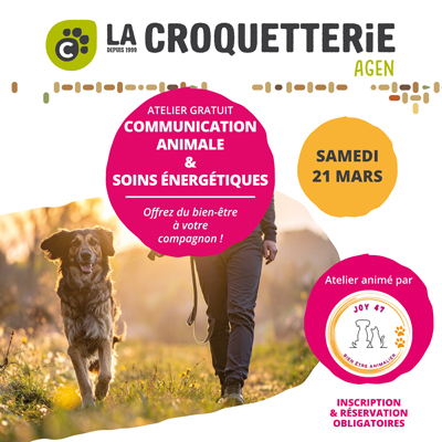 Agen - Atelier gratuit Communication animale samedi 21 mars