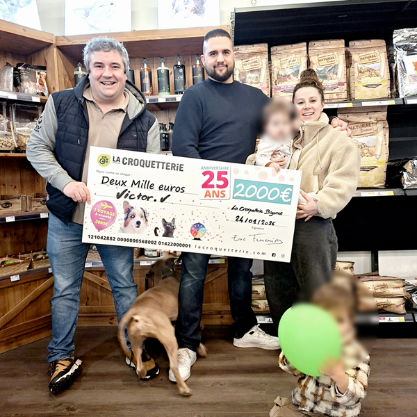 Grand gagnant de notre jeu des 25 ans !