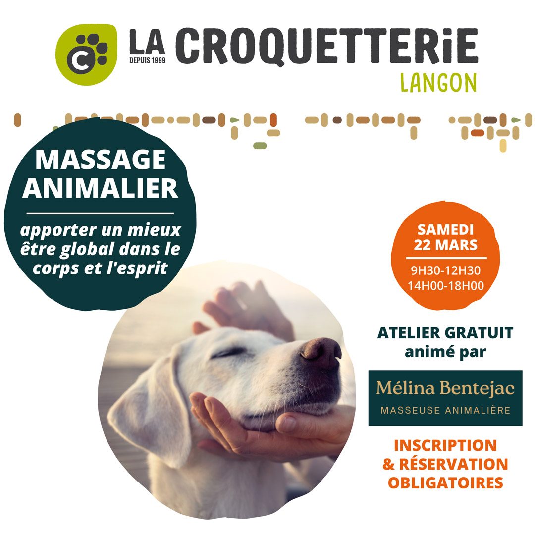 Massage animalier samedi 22 mars
