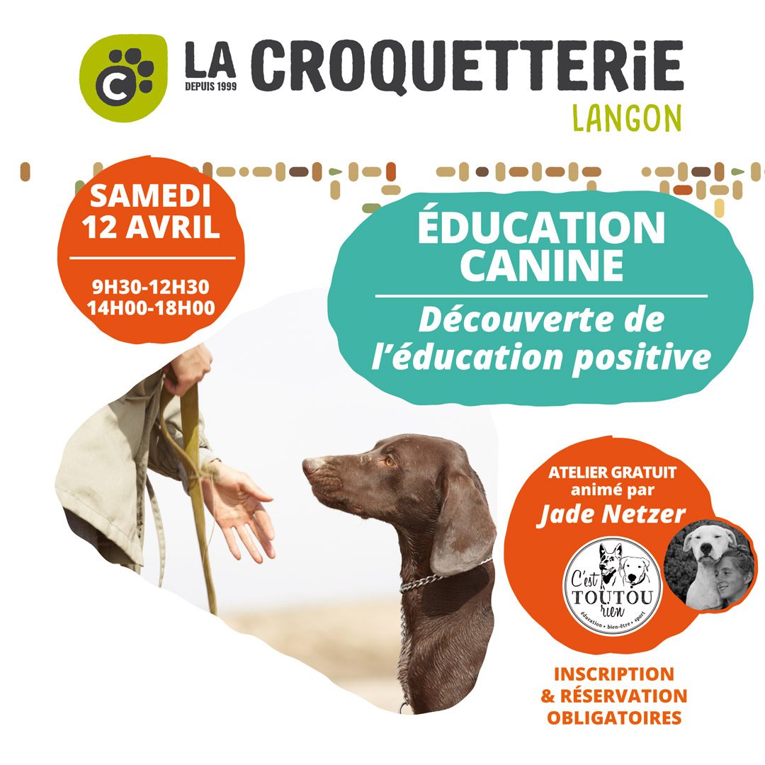 Education canine samedi 12 avril
