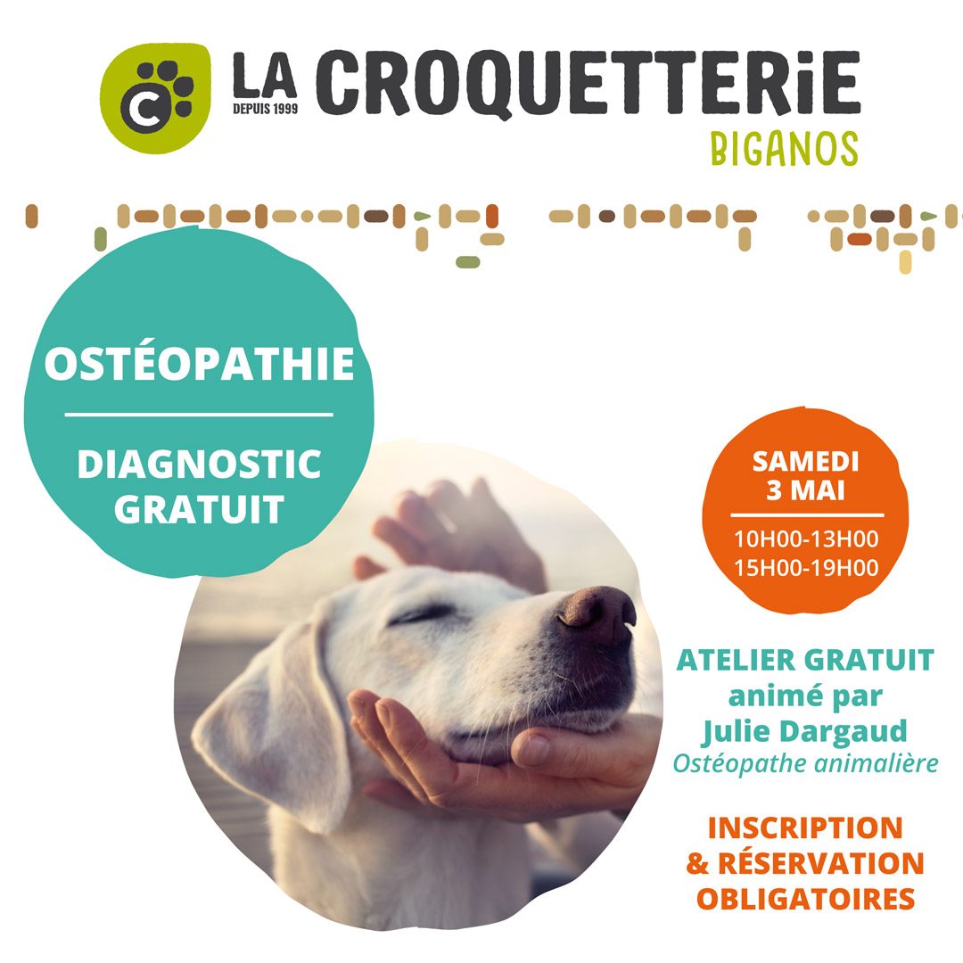 Atelier Ostéopathie samedi 3 mai
