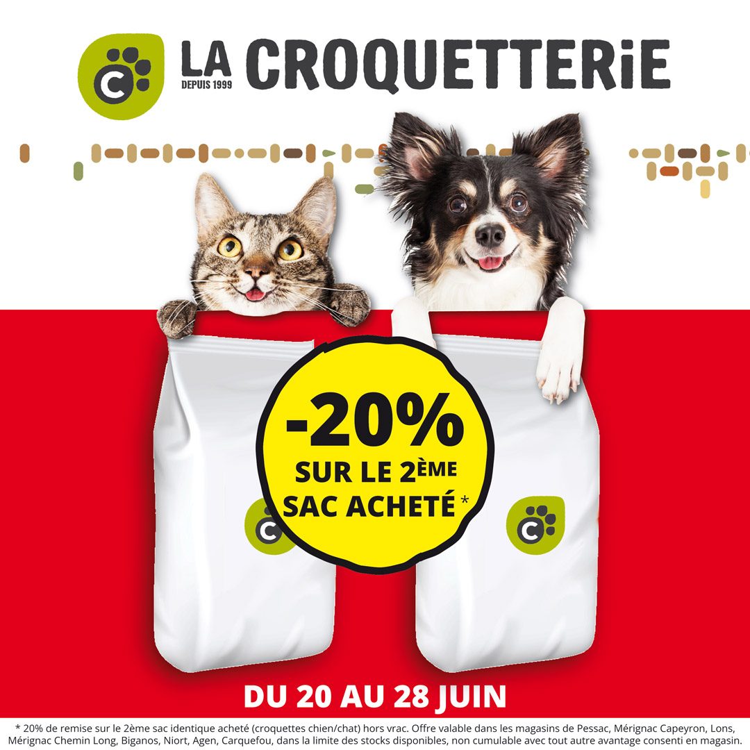 1 sac acheté, le 2ème identique à -20% !