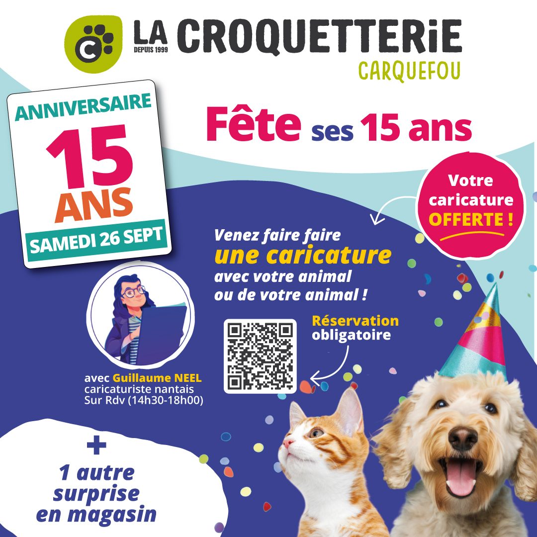Anniversaire 15 ans samedi 26 septembre