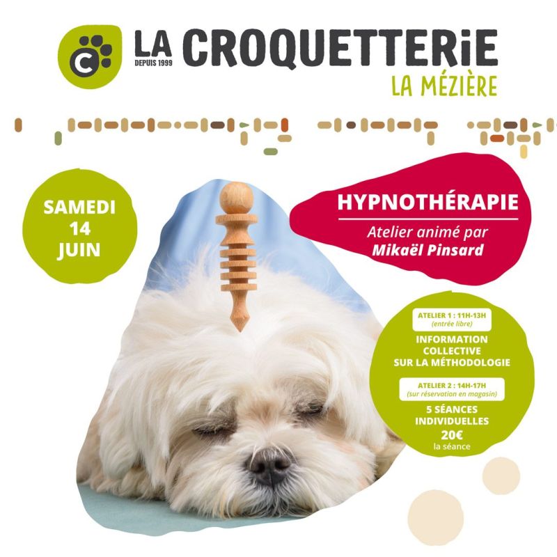 Atelier hypnothérapie samedi 14 juin