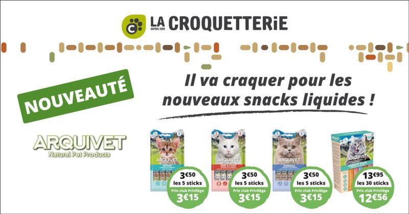 NOUVEAU ! Les friandises crémeuses que vos chats vont adorer !