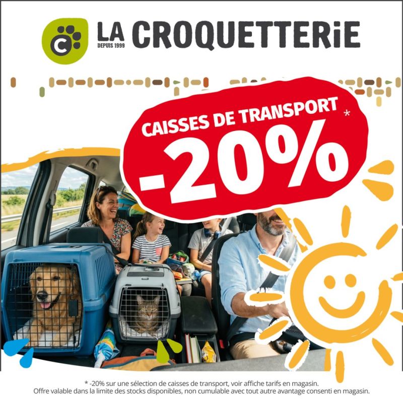 -20% sur les caisses de transport en juin !