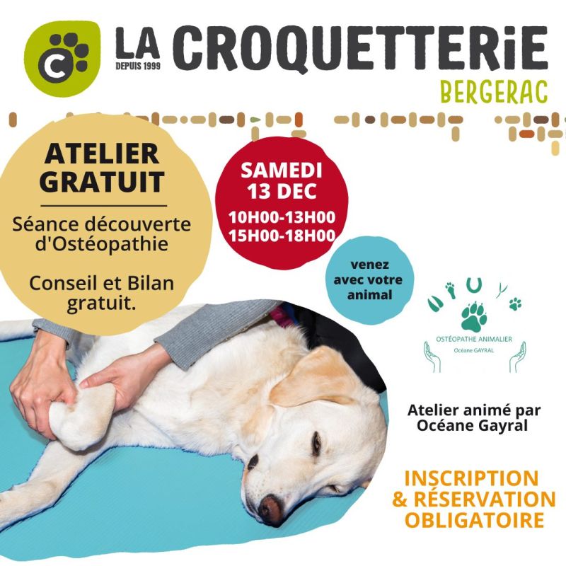 Atelier gratuit découverte ostéopathie