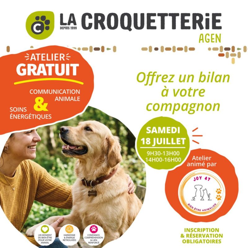 Communication animale & soins énergétiques samedi 18 juillet